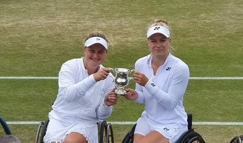 Aniek van Koot en Diede de Groot. Foto: PR