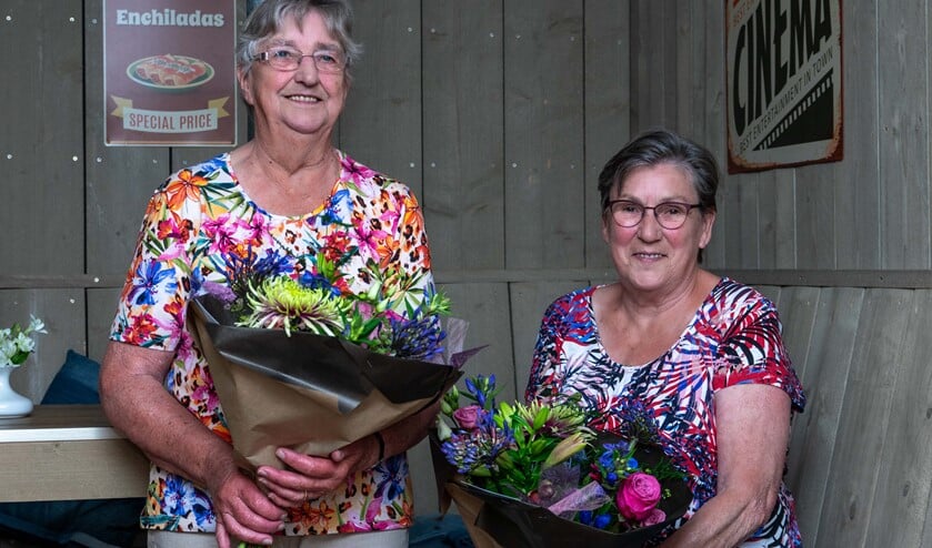 Gerrie Hijink (links) en Dini Klompenhouwer. Foto: Harm Huinink