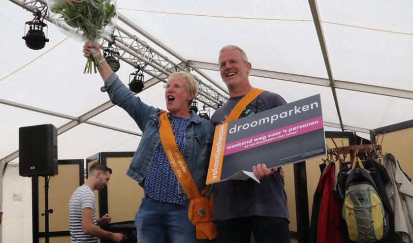 Schutterskoning Olburgen-Rha 2019 Rudy Schooltink en zijn koningin Wilma. Foto: PR