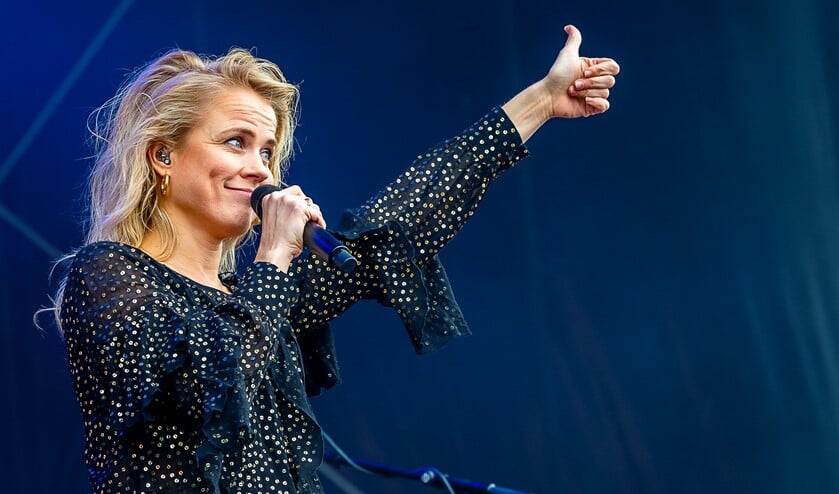 Ilse De Lange vond Huntenpop prima-de-luxe. Foto: Henk van Raaij