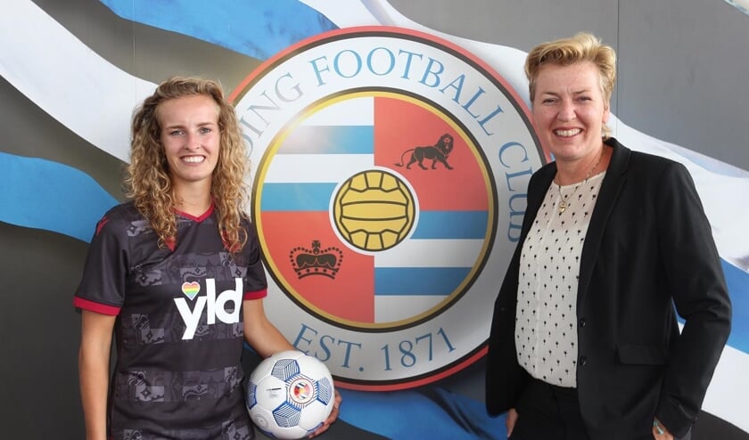 Maxime Bennink in haar nieuwe omgeving. Foto: PR Reading FC
