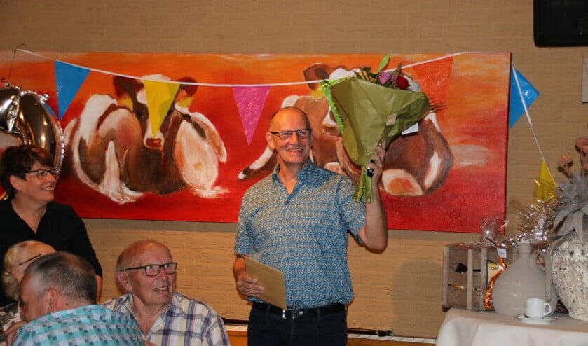 Johnny Damen werd in het zonnetje gezet. Foto: Nicole Bolder