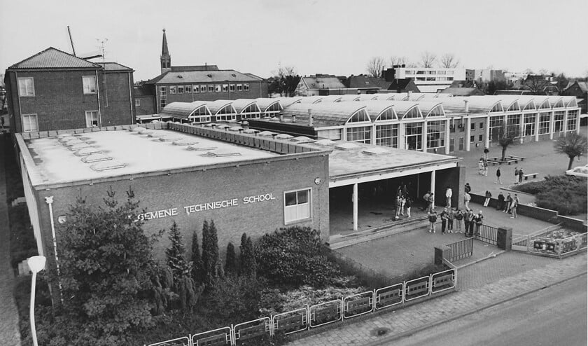 De voormalige ATS aan de Spinbaan omstreeks 1990. Foto: PR