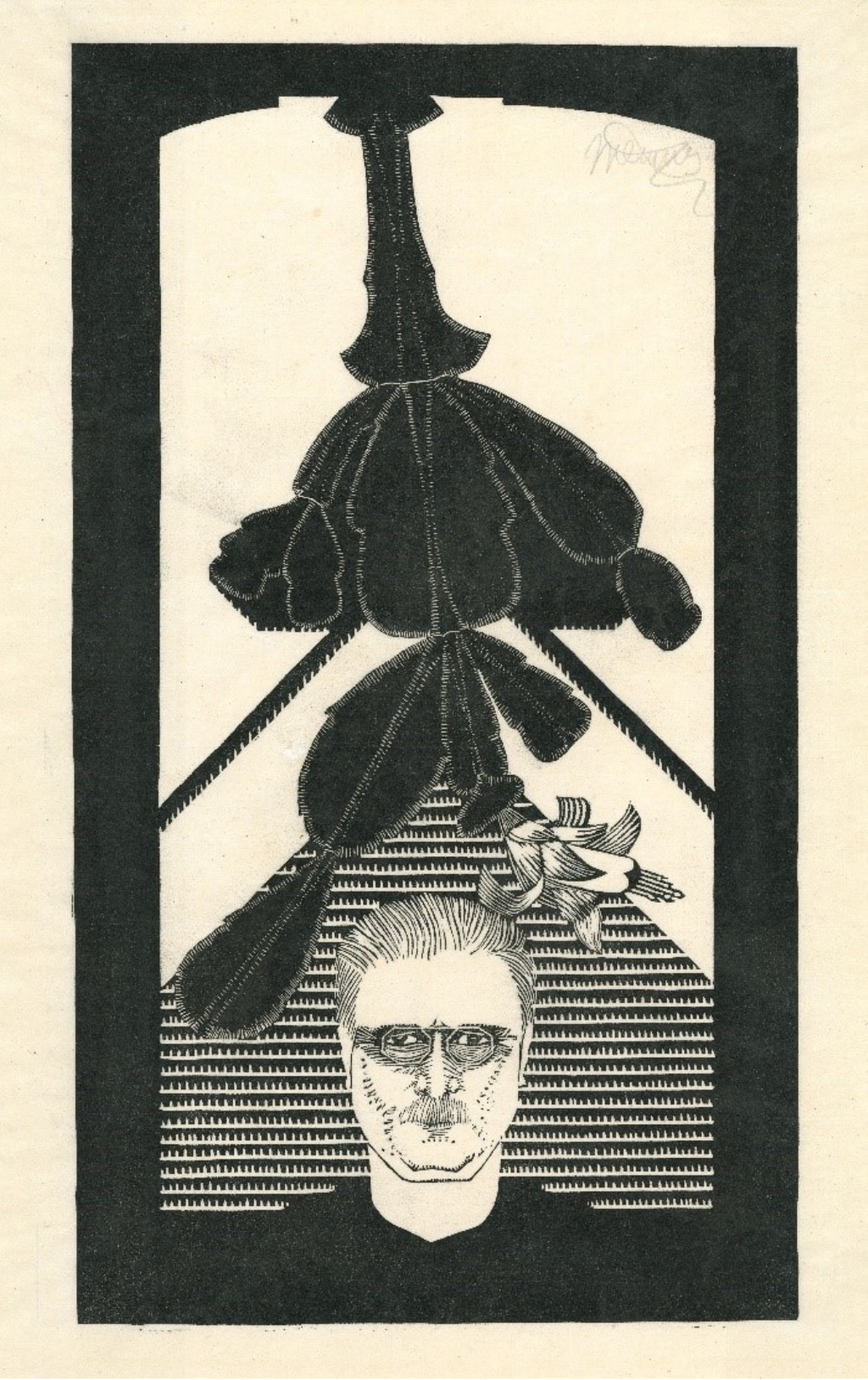 Samuel Jessurun de Mesquita, zelfportret met cactus, 1926-1929, collectie Joods Historisch Museum. Foto: PR