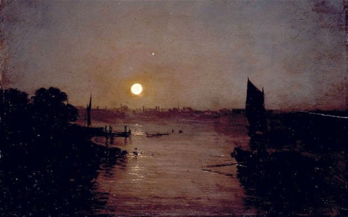 Turner - Moonlight, A Study at Millbank