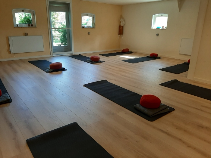 De yoga/pilates ruimte