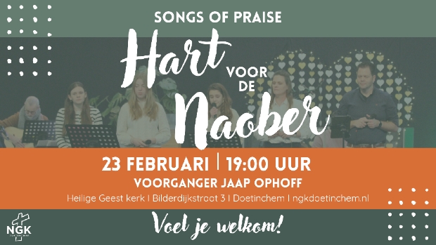 flyer Songs of Praise