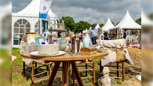 Eén van de stands bij de Farm & Country Fair