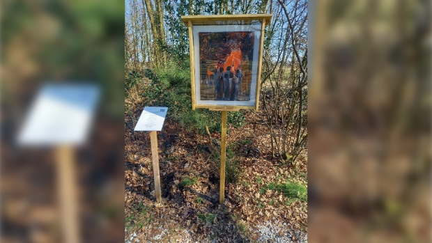 Een van de kruiswegstaties 2025