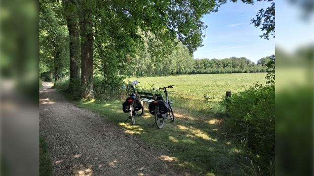 Genieten van de mooie paden