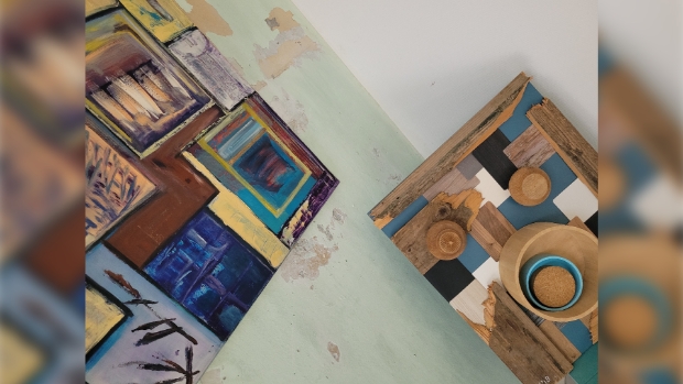 Fragmenten werk kunstenaars expositie Kunstcipier