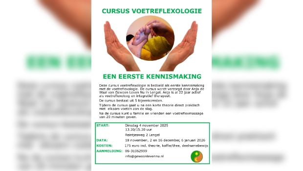Flyer van de cursus