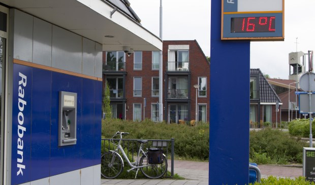 Het te sluiten geldautomaat in Akersloot