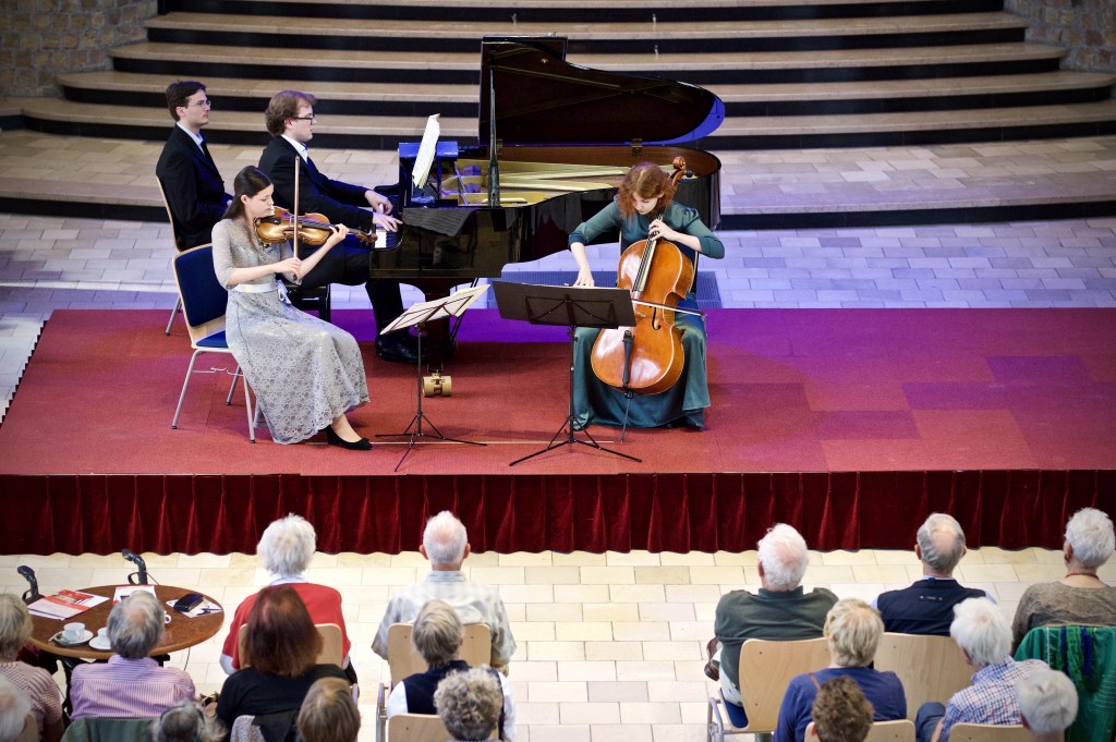 Trio Sensibility zondagmiddag 30 juli in de Cultuurkoepel in Heiloo.