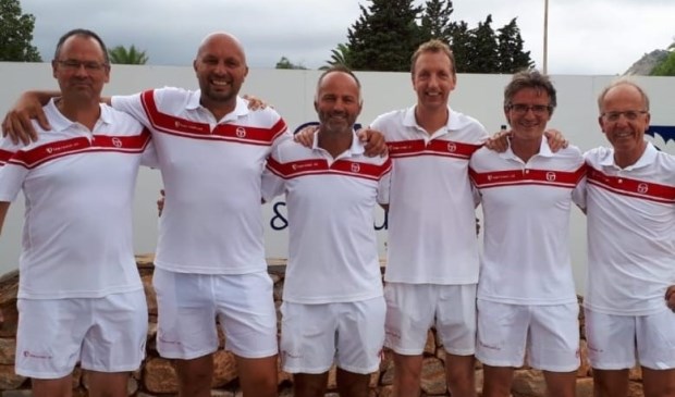 Team TV de Hout v.l.n.r.: Marck Limmen, Kris Portael, Hüseyin Diktas, Daniël Meure, Roy Boontje, Ronald van der Horst.