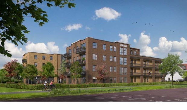 Artist impression van de appartementen van het project Duc van Tol