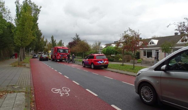 De brandweer verrichte metingen aan de Laan van Albert's Hoeve