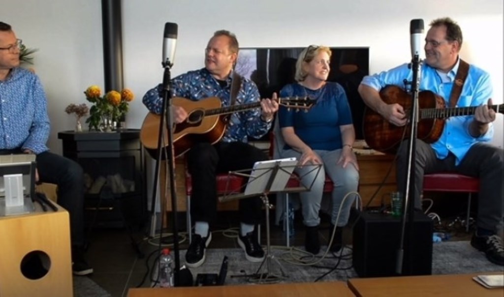 The Visitors tijdens een eerder Walk-in concert.