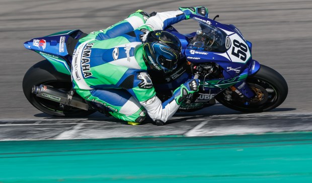 Cliff Kloots in actie op het circuit