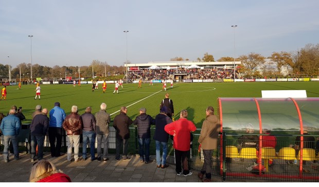 De derby tussen HSV en Foresters werd goed bezocht.