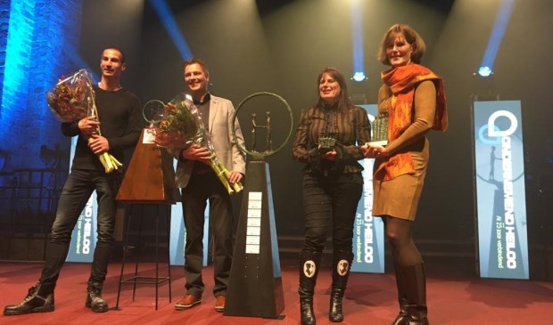 Van links naar rechts: Pepijn, Pim, Inge en Dorien.