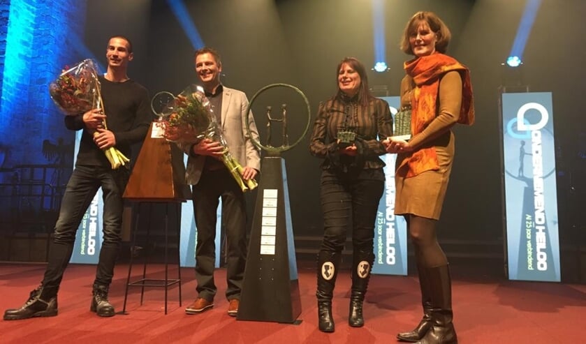 Van links naar rechts: Pepijn, Pim, Inge en Dorien.