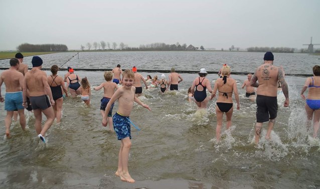 Nieuwjaarsduik Zwaansmeer 2017