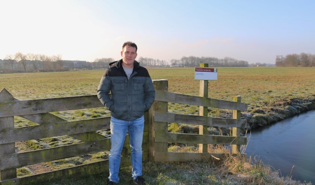 Michel de Jong op zijn favoriete plek in Uitgeest: de eendenkooi.