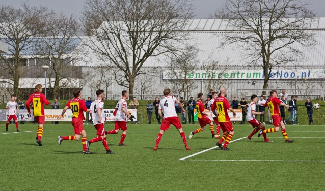 wedstrijd HSV-Foresters op 8-4-2018