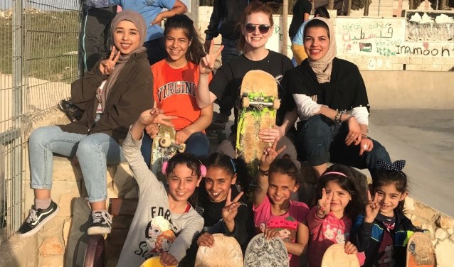 De organisatie Skatepal is verantwoordelijk voor het bouwen en onderhouden van skateboardparken in de Westelijke Jordaanoever.
