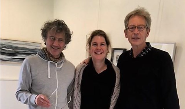 V.l.n.r. Joop Haring, Maartje Blans en Paul Dikker