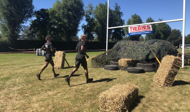 Deelnemers op de IJsbaan