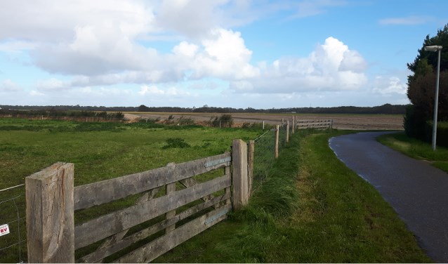 Zicht op de strandwal bij de Vennewatersweg Edwin Raap