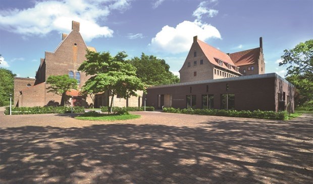 De abdij in Egmond Binnen.