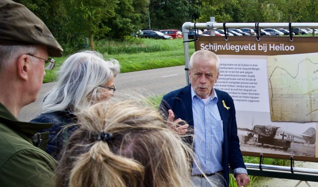 Jaap de Graaf vertelt over het schijnvliegveld bij Heiloo.