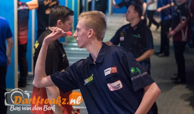 Wessel Nijman in actie tijdens de Dutch Open