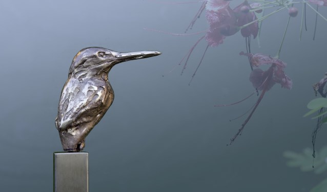 In het gemaal worden beelden van Wilma Hoebee en Carin Blokker tentoongesteld.