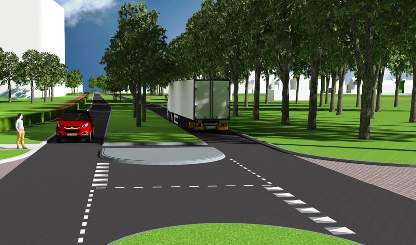 Illustratie herinrichting Tolweg