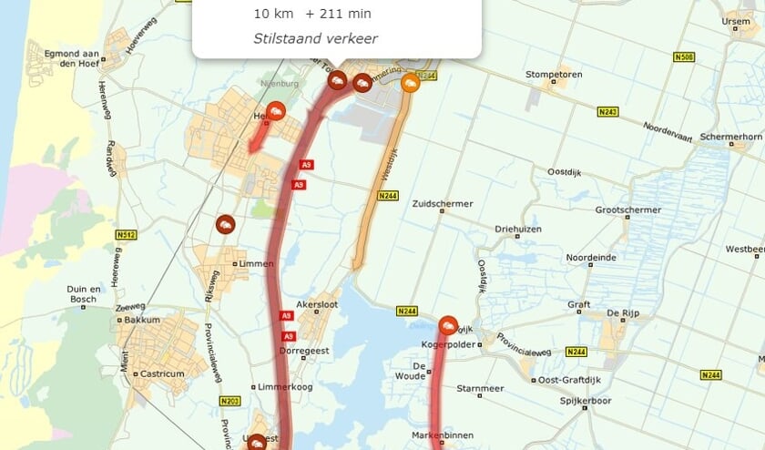De huidige situatie op de A9