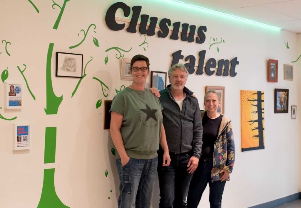De docenten Michel van Noord, Jutta Kieven en Mirjam Glorie