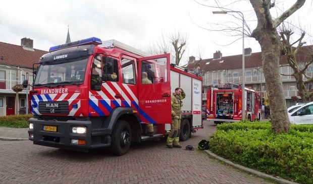 Brandweer Limmen assisteerde bij een binnenbrand aan het Kloosterhof in Heiloo