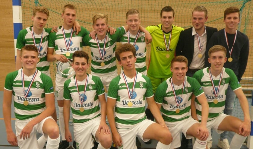 Spelers achter v.l.n.r.: Ian, Ryan, Stein, Chris, Sam, Stef, Thijs. Voor: Kep, Joep, Jelmer, Joris, Wessel.