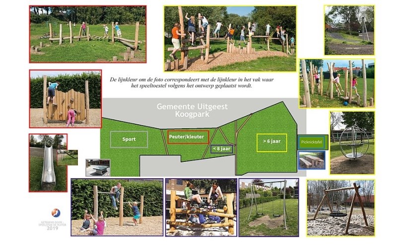 Foto: Gemeente Uitgeest (ontwerp spelen in koogpark)