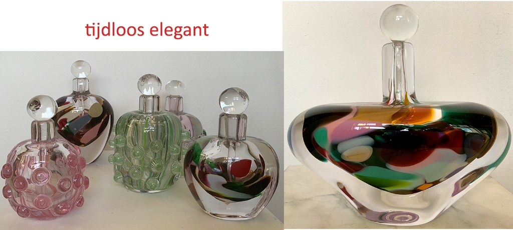 Sabine Lintzen-glas parfum flacons
