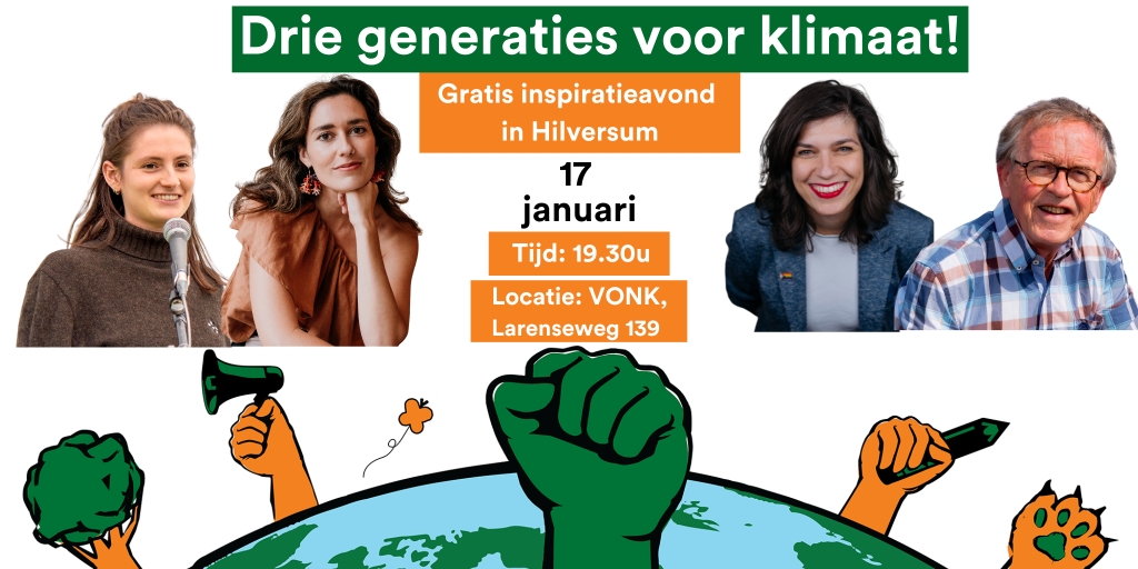 Sprekers Xenia, Lisa, Ines en Jogchum
