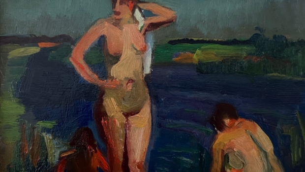 Harrie Kuyten, 'Baadsters in Kortenhoef', 1929