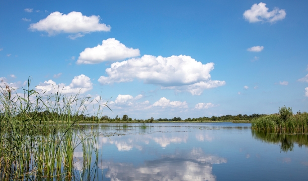 Zicht op de Ankeveense Plassen vanaf het Bergse Pad