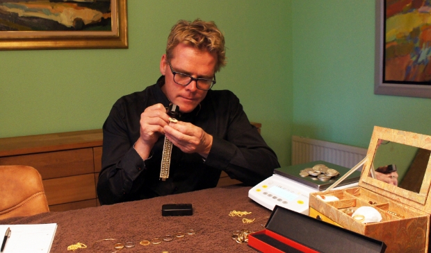 Sander aan het taxeren