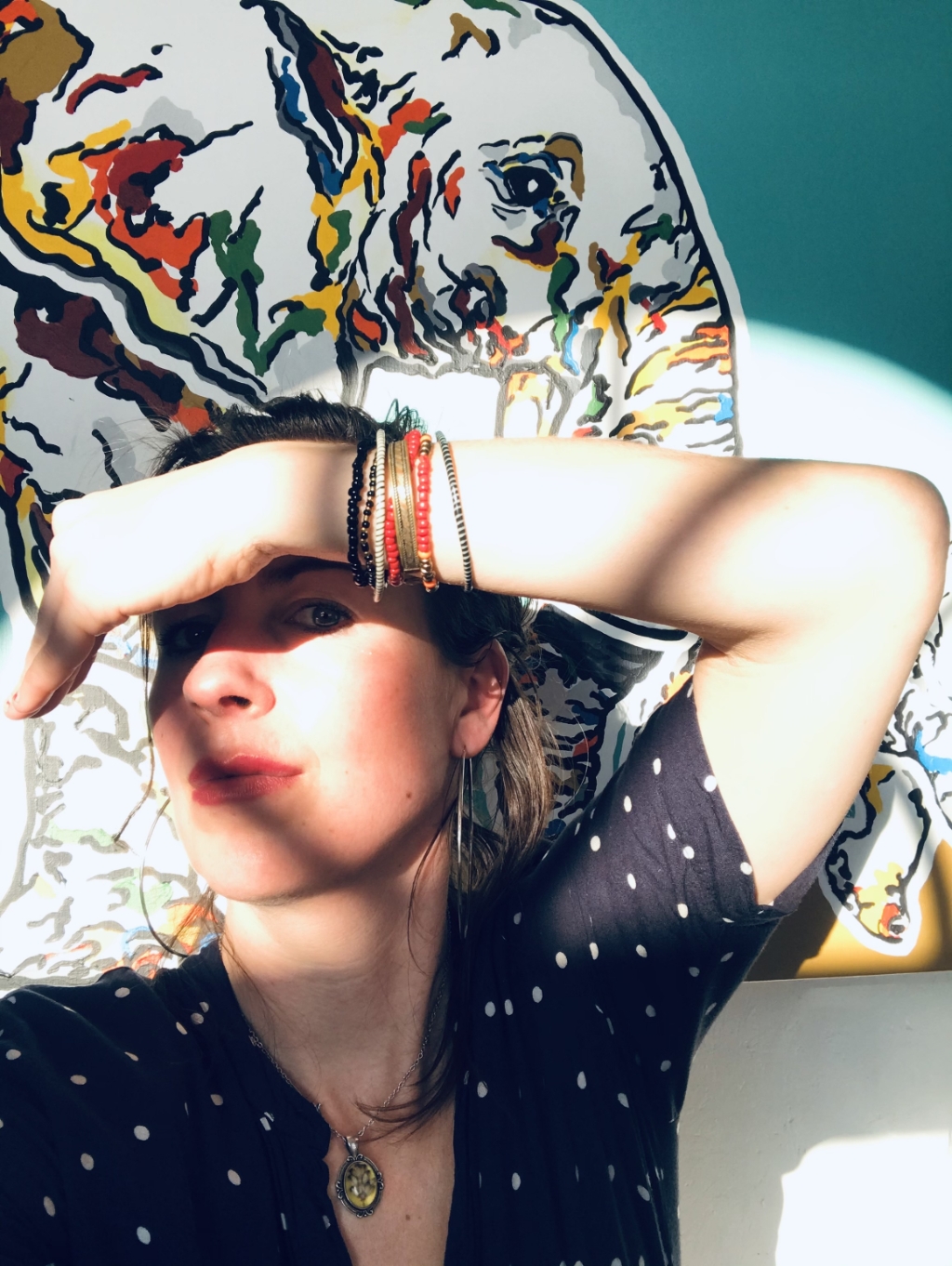 Britt in atelier