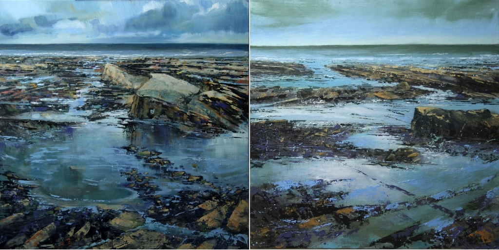 Colette Fowler Marson, schilderijen - Engels zeekust Devon